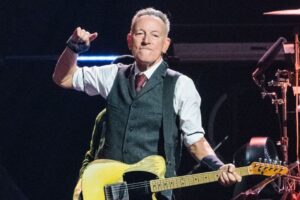 Bruce Springsteen en una actuación reciente en 2024.