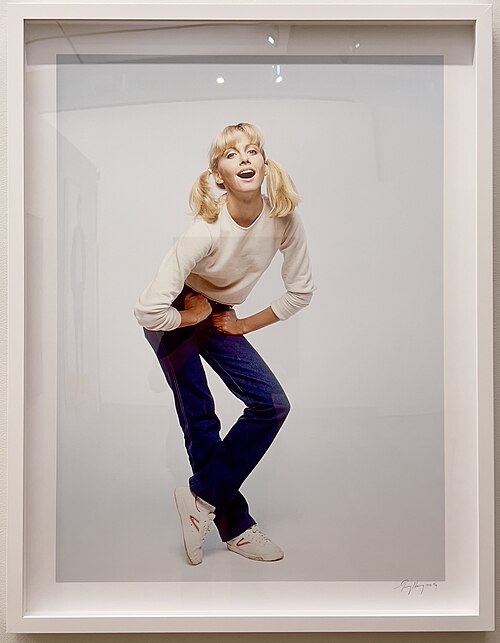 Olivia Newton-John en 1978 durante el comienzo de su gran éxito internacional