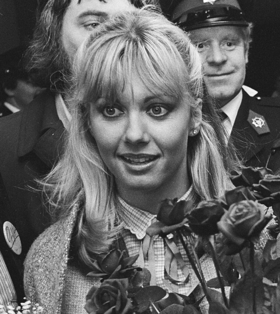 Olivia Newton-John durante la etapa de Grease