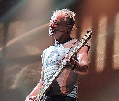 Sting durante un concierto en 2023